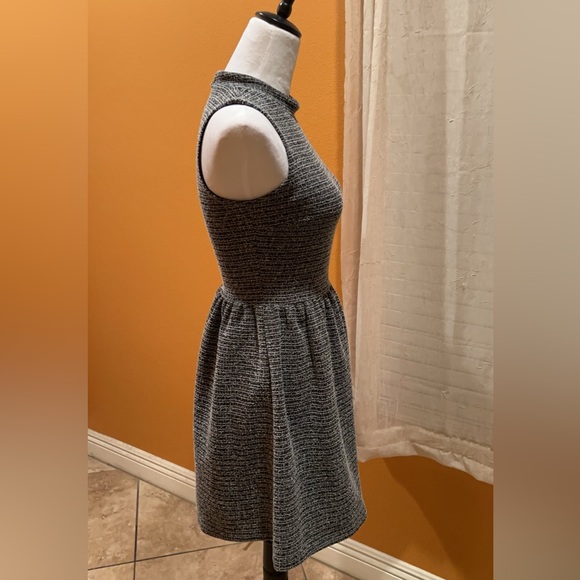 Women’s Tweed Black/White A-Line Dress Small - Picture 3 of 5